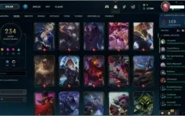 conta plat 4 com todos os champs, conta antiga
