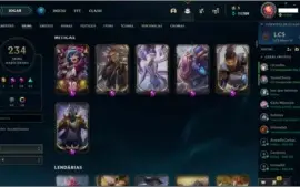 conta plat 4 com todos os champs, conta antiga