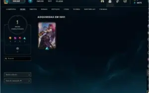 Conta mestre league of legends