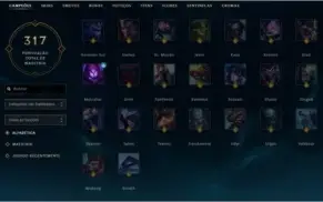 Conta LOL Grão Mestre Flex, Diamante Solo - Icones Raros