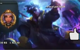 Vou upar sua conta de lol amigo, do lv 1 até o desejado 😁