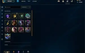 Conta lol plat 3 169 skins