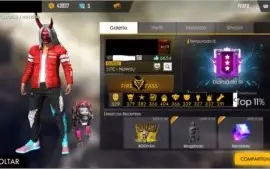 Conta de Free Fire angelical lvl 73 todos os passes