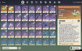 GENSHIN IMPACT - AR54, 12T5⭐Nahida C1 + Bis, Shogun, Furina,
