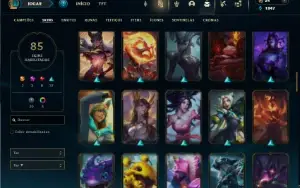Diamante 3 com 90 Champs e 85 Skins