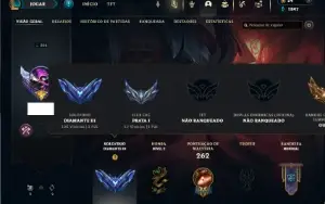Diamante 3 com 90 Champs e 85 Skins