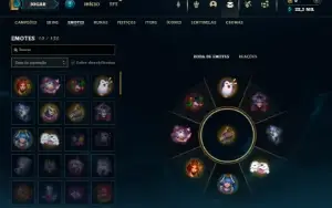 Mestre com 23 Champs e 11 Fragmentos de skins