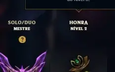 Conta Mestre lol mono adc queue gm/chall