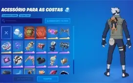 CONTA FORTNITE - KAKASHI, DR. ESTRANHO E CARNIFICINA
