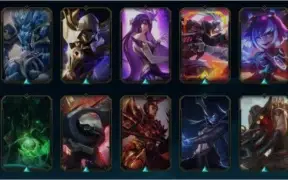CONTA LEAGUE OF LEGENDS 290 SKINS E DIAMANTE 4