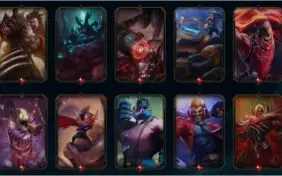 CONTA LEAGUE OF LEGENDS 290 SKINS E DIAMANTE 4