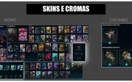CONTA LOL GOLD 2; 143 CHAMPS; 60 SKINS