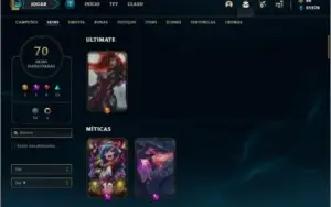Conta prata 3 com 104 Champs e 70 Skins