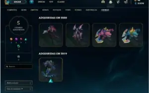 Conta prata 3 com 104 Champs e 70 Skins
