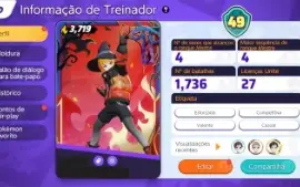 conta pokemon unite top