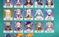 Conta Genshin Impact com Xiao, Venti e Yoimiya AR 37