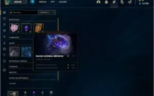Conta ouro 4 com 3 skins e 24 champs