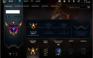 Conta ouro 4 com 3 skins e 24 champs