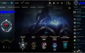Vendo conta de lol com muitas skins