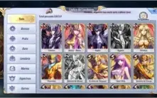 Conta nível 62 Saint Seiya Awakening