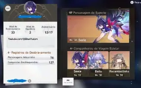 Seele + Bailu + Welt + Banner's Garantido - Honkai Star Rail