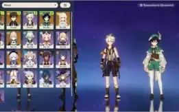 Conta genshin impact Xiao+Lança de jade+Zhongli+Venti+Qiqi