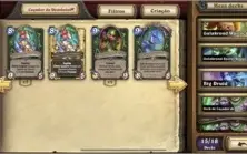 CONTA TOP HEARTHSTONE 70% DAS CARTAS
