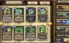 CONTA TOP HEARTHSTONE 70% DAS CARTAS