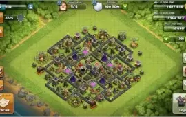 VILA CLASH OF CLANS CV 9 90% FULL