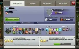 VILA CLASH OF CLANS CV 9 90% FULL