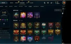 ALL Champs + 130 Skins + 150 Icon, conta de 2013
