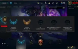 Conta league of legends 100% hand level com 1400 de rp