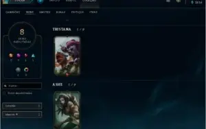 CONTA LEAGUE OF LEGENDS 59 CAMPEÕES E 15 SKINS