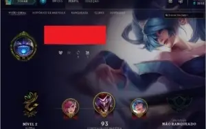 CONTA LEAGUE OF LEGENDS 59 CAMPEÕES E 15 SKINS