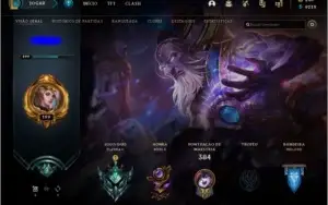 conta league of legends platina 2