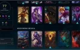 conta league of legends platina 2