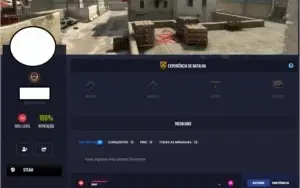 conta cs go level 20