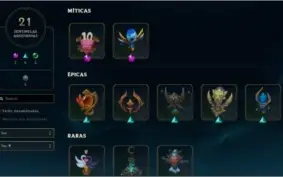 Conta LOL com skins rarissimas