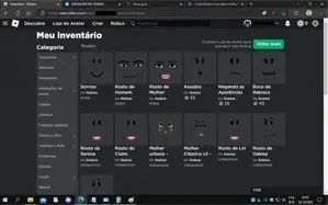 Conta de Roblox feminina