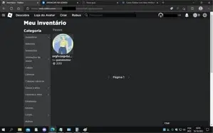 Conta de Roblox feminina
