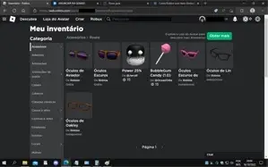 Conta de Roblox feminina