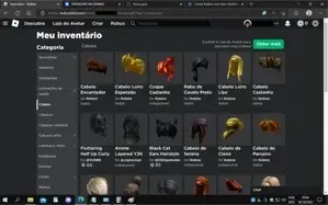 Conta de Roblox feminina