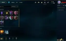 conta lol com bastante skins e cromas (b3 50lp)