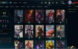 conta lol com bastante skins e cromas (b3 50lp)