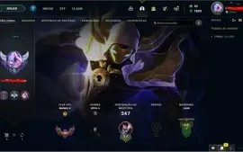 conta lol com bastante skins e cromas (b3 50lp)