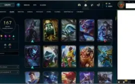 Conta LOL Diamante 3, 167 SKINS