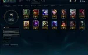 Conta League of legends lvl 30