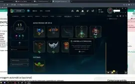 conta gold 2 (caindo com plat) mais sobre a conta na desk!