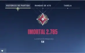 Conta VALORANT - Imortal, R$2000 investido