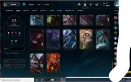 Conta lol de 2016